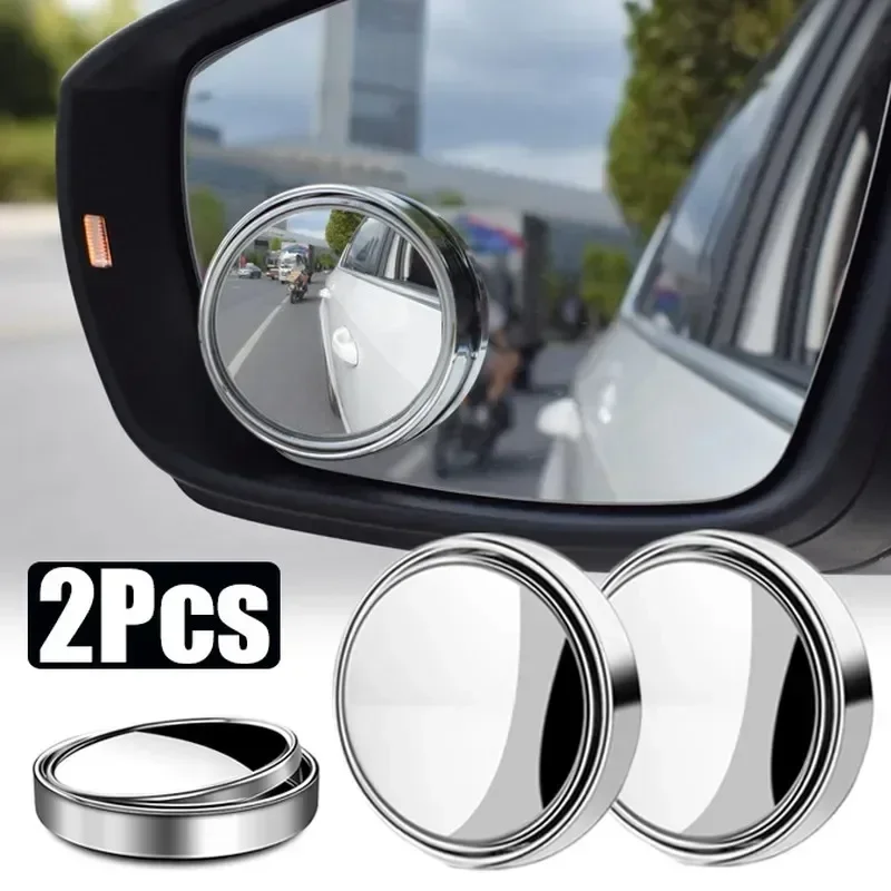 Blind Spot Mirror Wide Angle Convex 2Pcs - 1/2 Adet 360° ° Derece Ayarlanabilir