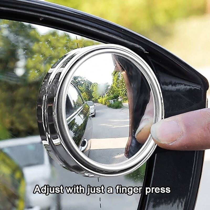 Blind Spot Mirror Wide Angle Convex 2Pcs - Yüksek Kaliteli 2 Adet Şeffaf Dışbükey