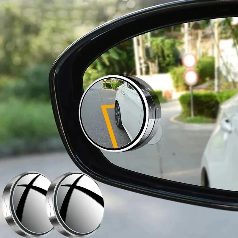 Blind Spot Mirror Wide Angle Convex 2Pcs - 2 adet yuvarlak dışbükey geniş açılı