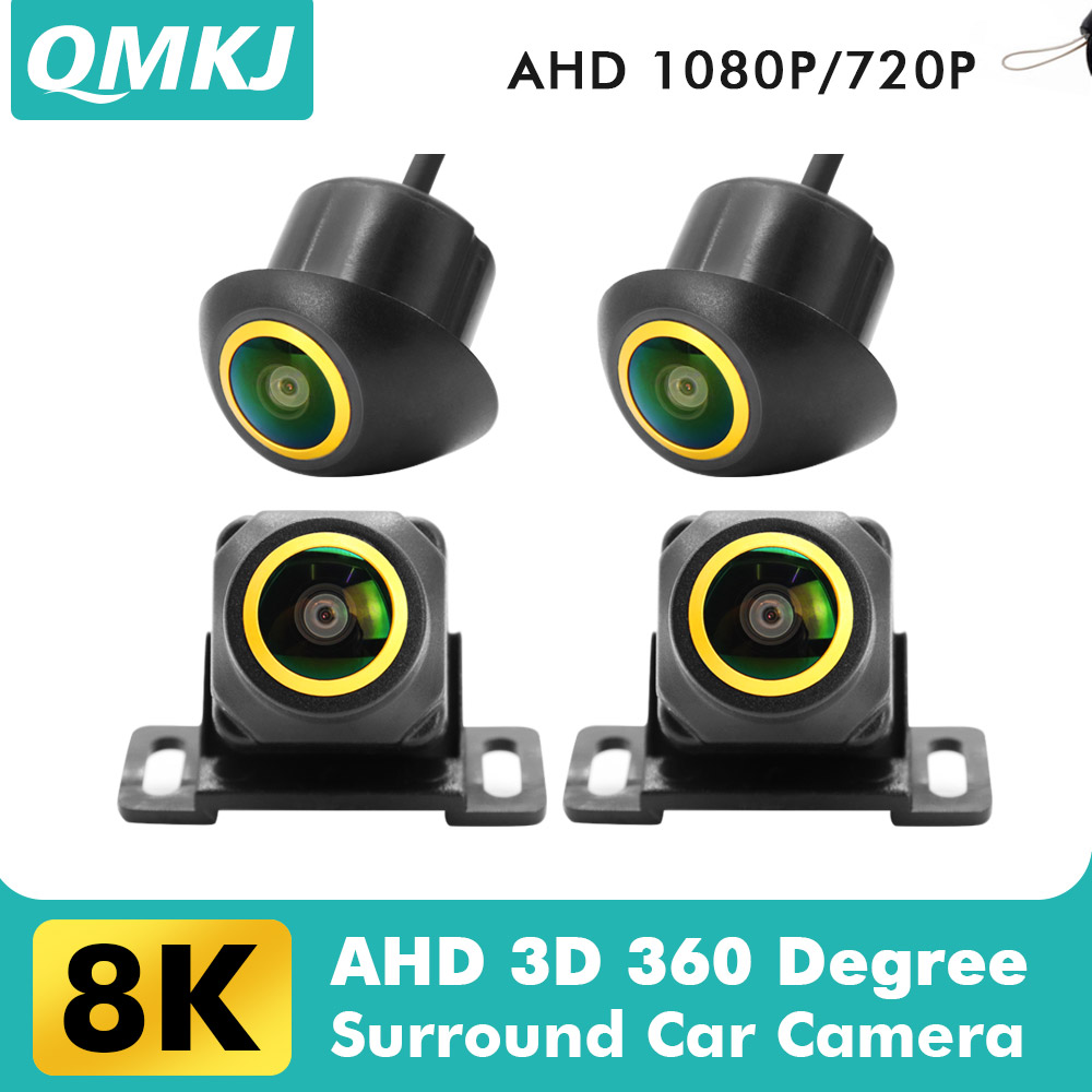 360 Degree Bird View Car Camera System - QMKJ 360 derece Surround kamera 720P/1080P
