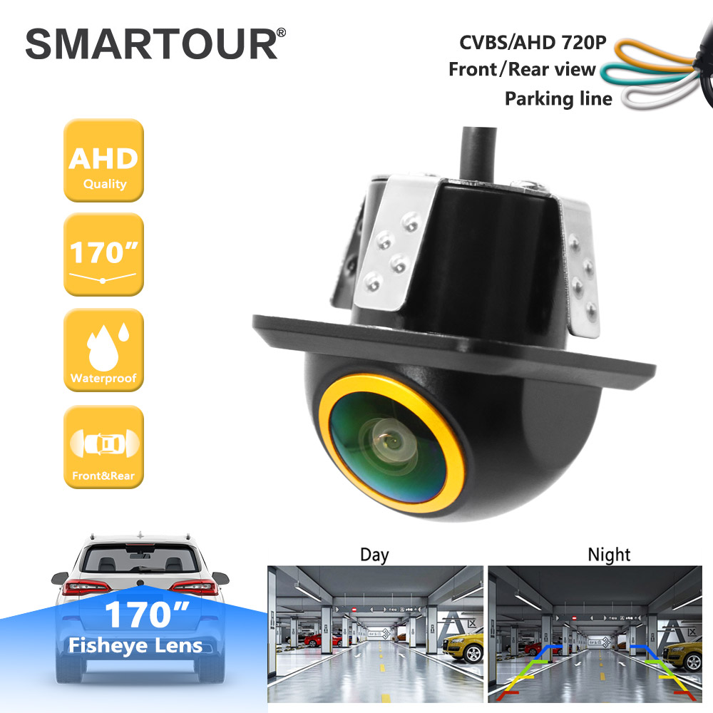 360 Degree Bird View Car Camera System - SMARTOUR CCD NTSC Yüksek Çözünürlüklü AHD