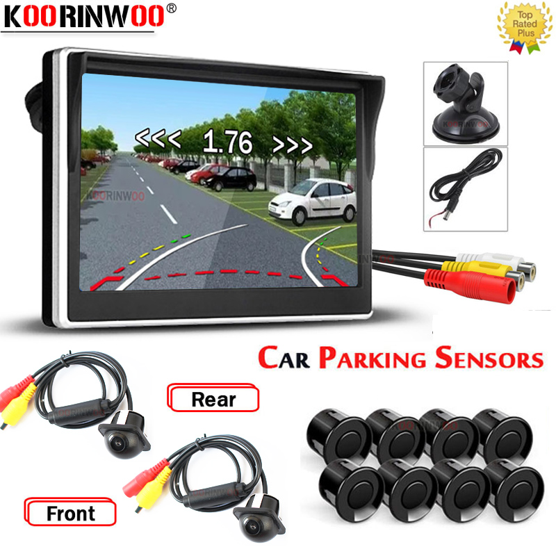Car Parking Sensor 8 Sensor Front Rear - Koorinwoo Akıllı Parktronik 8, Otomobiller İçin