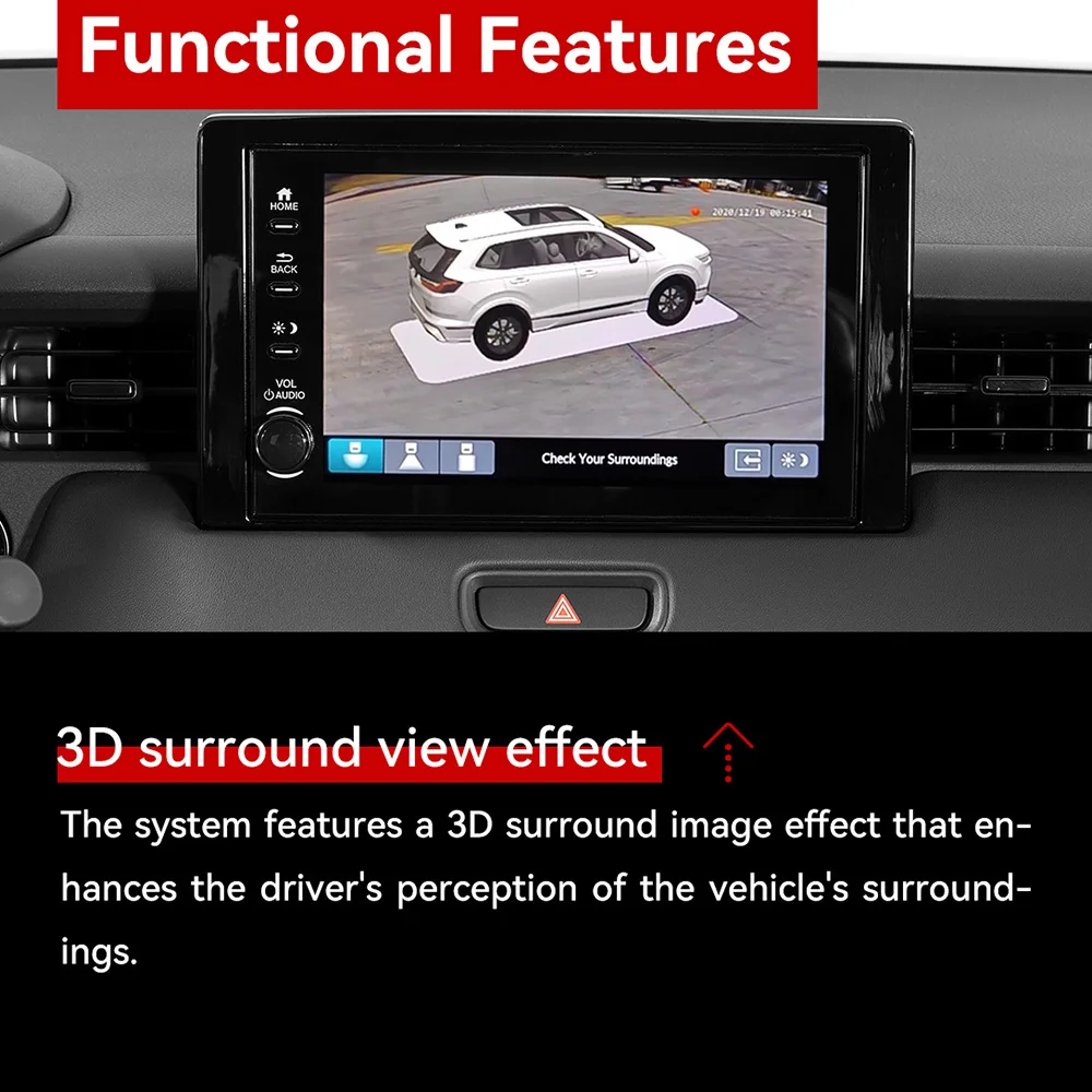 AHD Car 360 Degree Camera Orig - 360 Degree Bird View Car Camera System incelemesi ve fiyatı