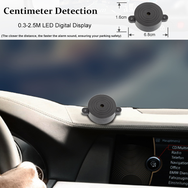 Dijital Ekran 4 Sensör Zil 22m - Parking Sensor Buzzer Display Indicator incelemesi ve fiyatı