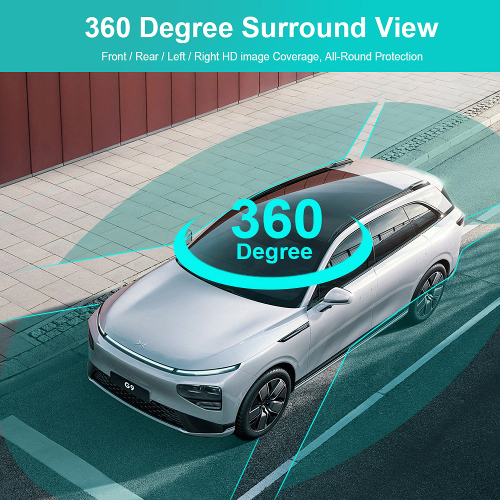 QMKJ 360 derece Surround kamer - 360 Degree Bird View Car Camera System incelemesi ve fiyatı
