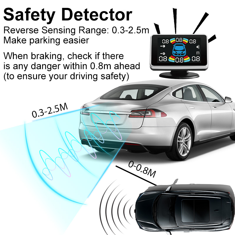 8 Parktronic Park Sensörü Kiti - Car Parking Sensor 8 Sensor Front Rear incelemesi ve fiyatı