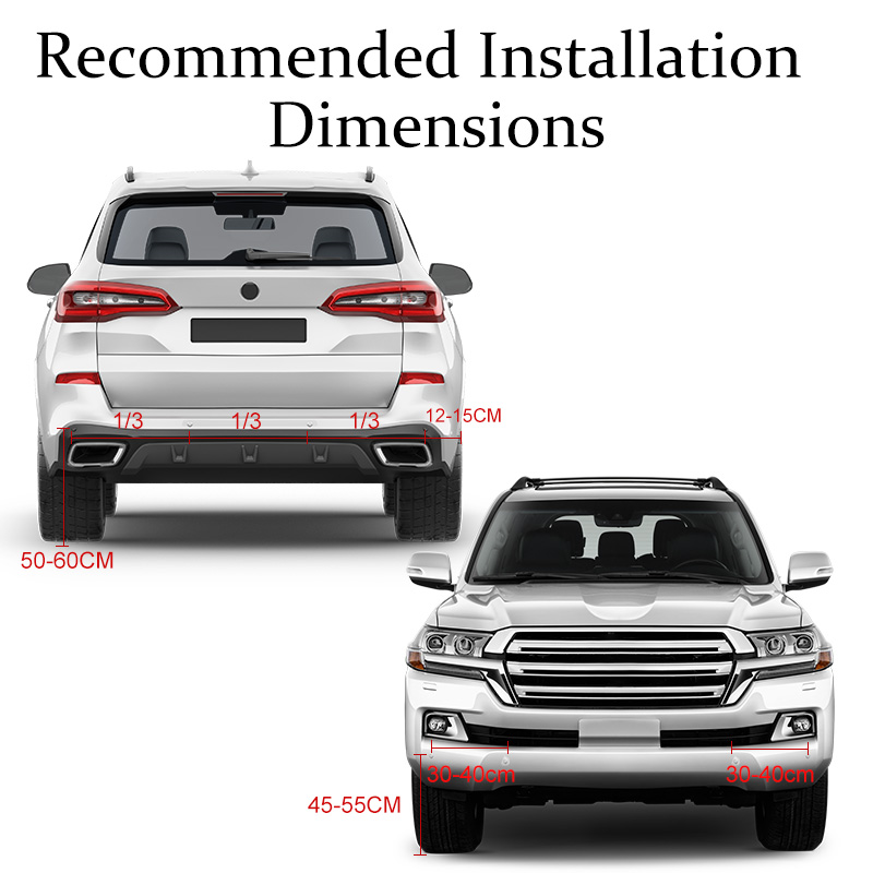 8 Parktronic Park Sensörü Kiti - Car Parking Sensor 8 Sensor Front Rear incelemesi ve fiyatı
