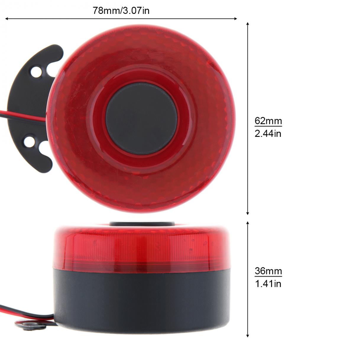 12 V/24 V Ters Aksesuarları Bi - Car Warning Buzzer Alarm Speaker Beeper incelemesi ve fiyatı