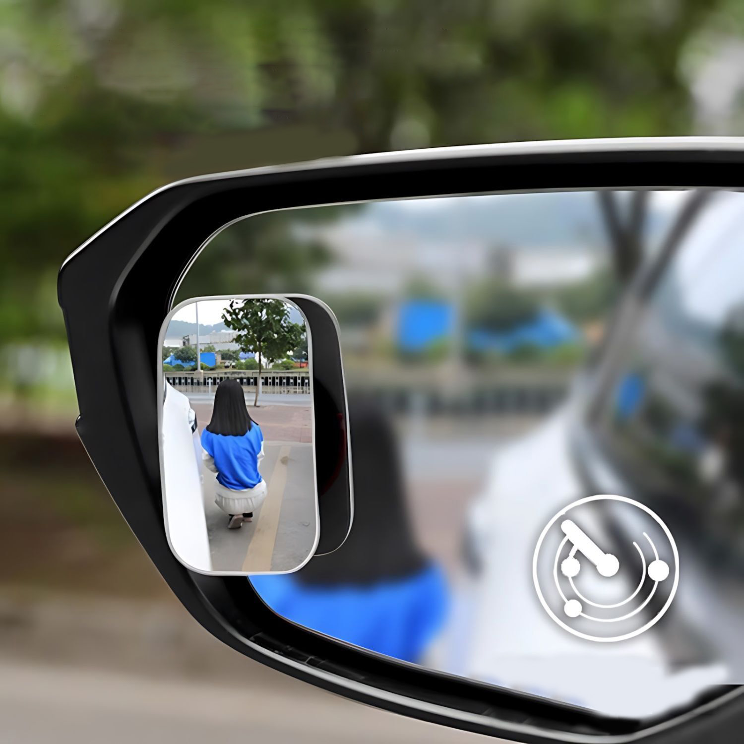 2 adet araba kör nokta aynası  - Blind Spot Mirror Wide Angle Convex 2Pcs incelemesi ve fiyatı