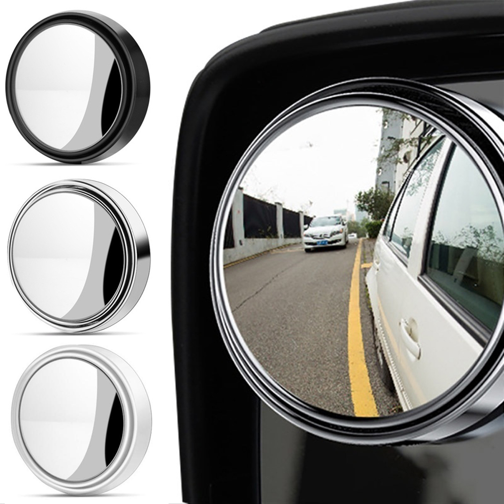 2 adet araba yuvarlak çerçeve  - Blind Spot Mirror Wide Angle Convex 2Pcs incelemesi ve fiyatı
