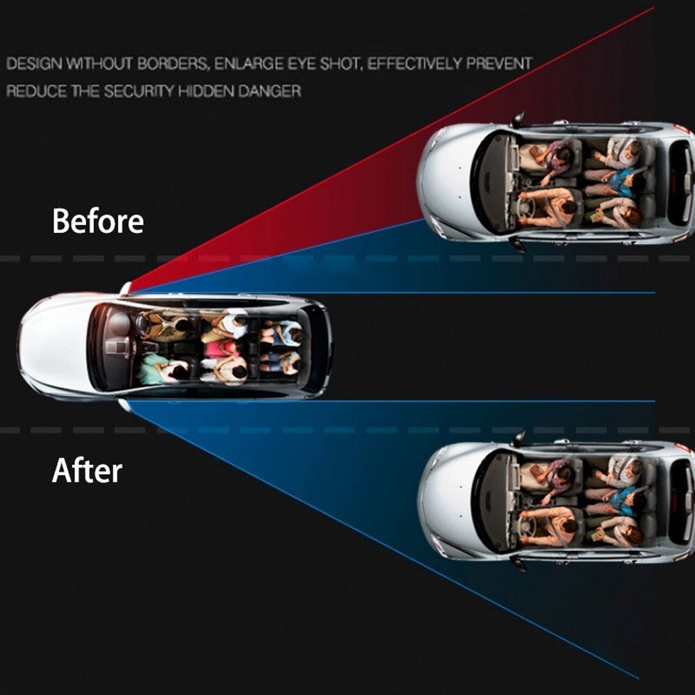 2 adet araba yuvarlak çerçeve  - Blind Spot Mirror Wide Angle Convex 2Pcs incelemesi ve fiyatı