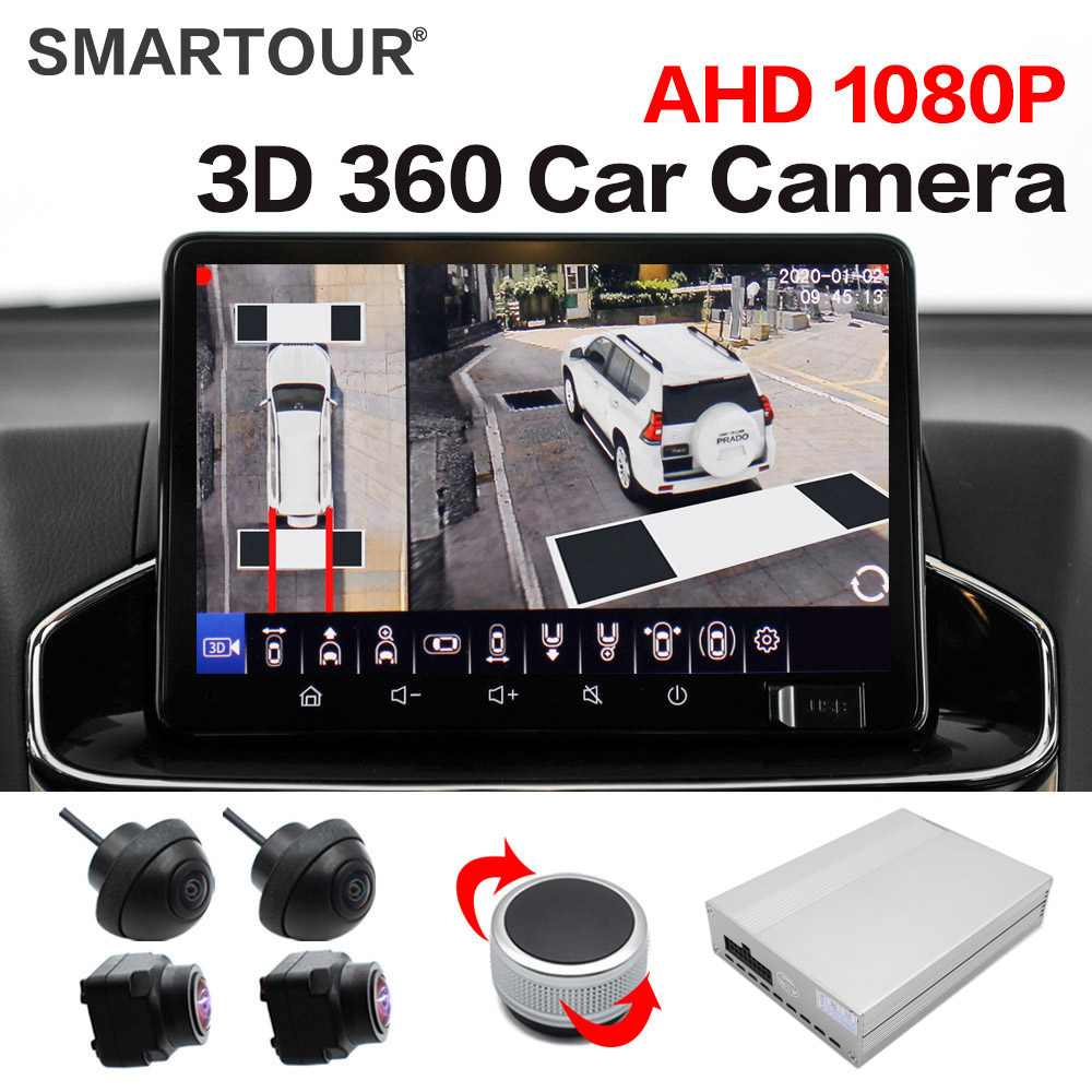 SMARTOUR 1080P 360 Derece Kuş  - 360 Degree Bird View Car Camera System incelemesi ve fiyatı