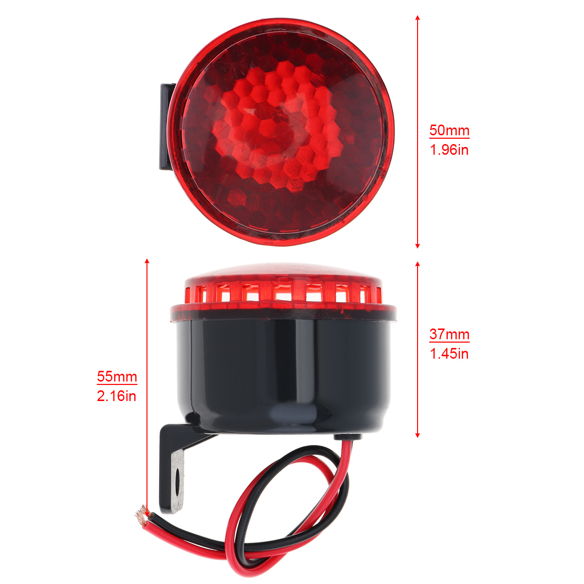 12 V-24 V Ters Aksesuarları Be - Car Warning Buzzer Alarm Speaker Beeper incelemesi ve fiyatı
