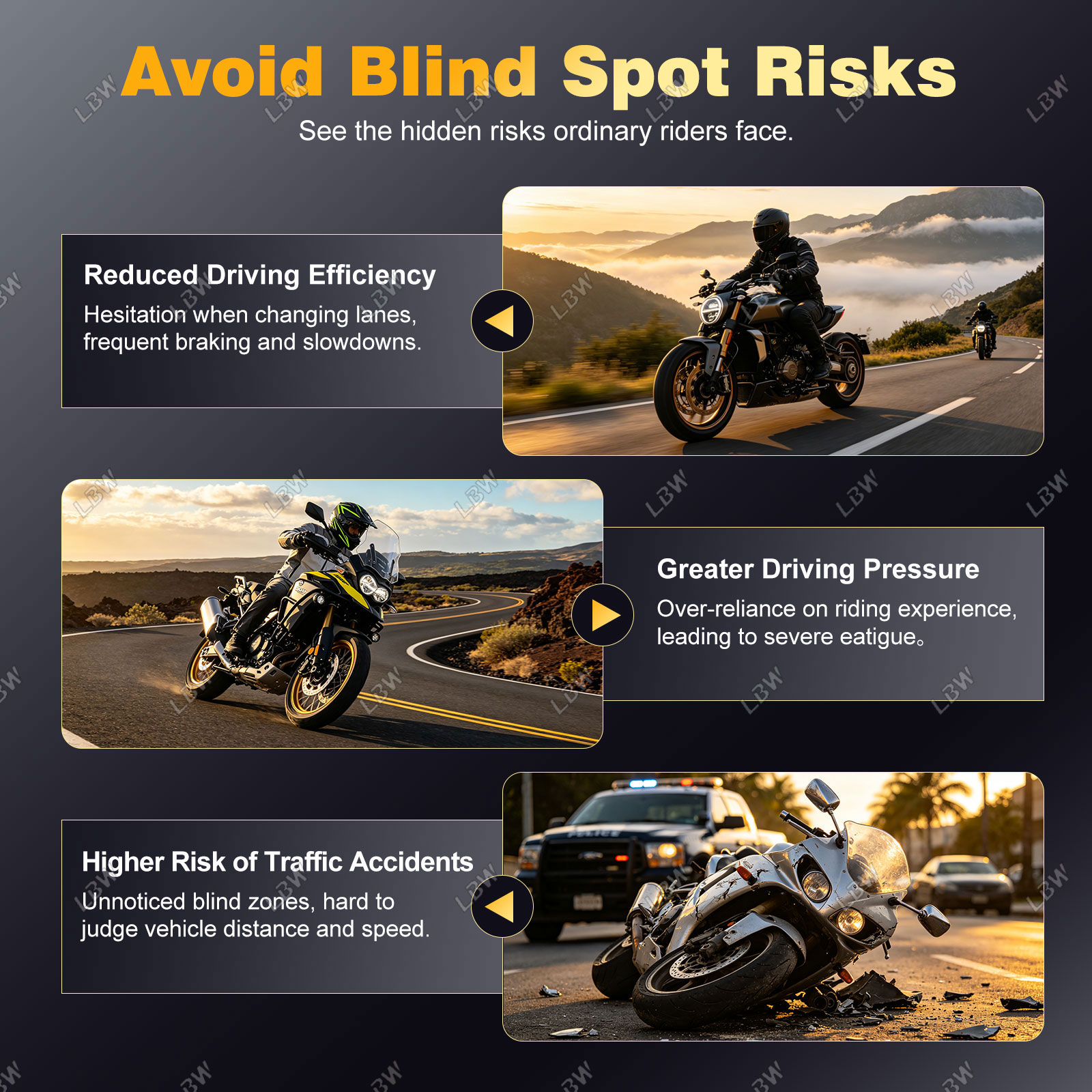 BSD01 Motosiklet BSD Güvenlik  - Blind Spot Detection System 24Ghz Radar incelemesi ve fiyatı