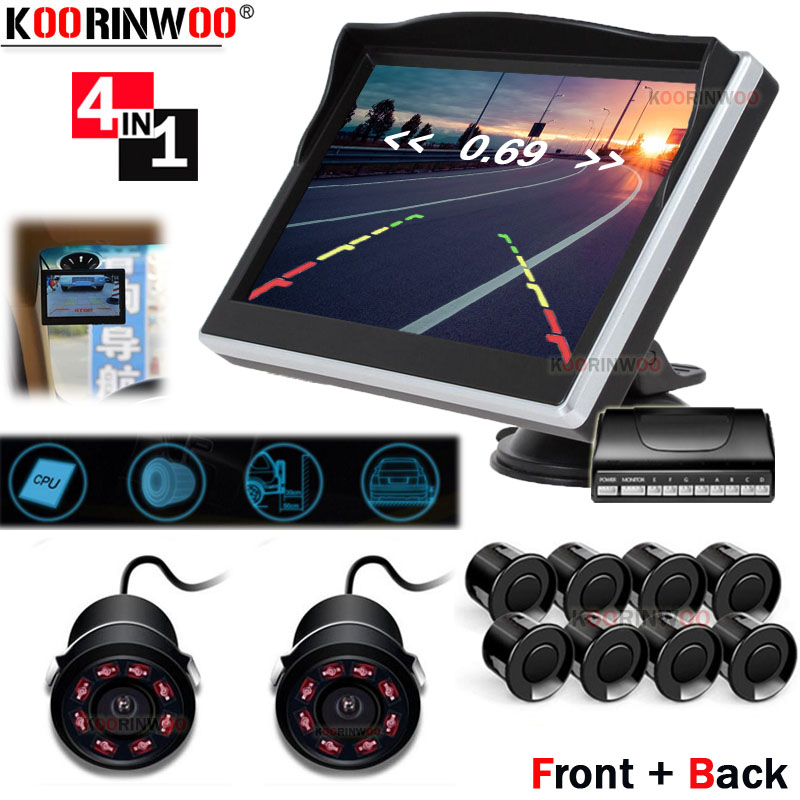 Koorinwoo 360 Bird Parktronic  - Car Parking Sensor 8 Sensor Front Rear incelemesi ve fiyatı