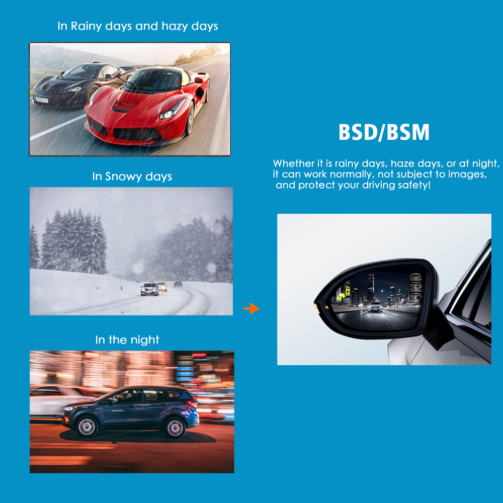Araç BSD Kör Nokta Tespit Sist - Blind Spot Detection System 24Ghz Radar incelemesi ve fiyatı
