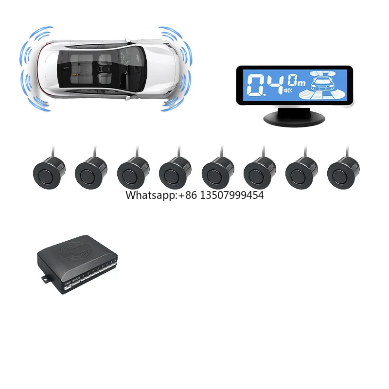 8 Ön/Arka Sensörlü Geri Görüş  - Car Parking Sensor 8 Sensor Front Rear incelemesi ve fiyatı