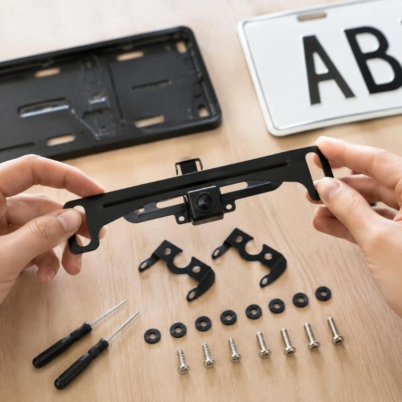 Geri Görüş Kamerası Destek Bra - License Plate Backup Camera Frame Mount incelemesi ve fiyatı